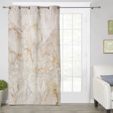 Beige Marble and granite pattern window curtains - LeobonZone