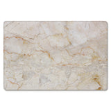 Beige Marble and granite pattern Leather Doormat - LeobonZone