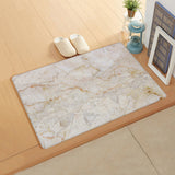 Beige Marble and granite pattern Leather Doormat