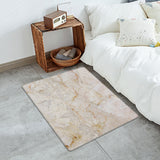 Beige Marble and granite pattern Leather Doormat - LeobonZone