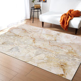 Beige Marble and granite pattern Right Angle Felt Rugs - LeobonZone