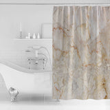 Beige Marble and granite pattern Waterproof Durable Shower Curtain - LeobonZone