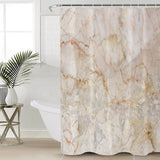 Beige Marble and granite pattern Waterproof Durable Shower Curtain - LeobonZone