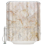 Beige Marble and granite pattern Waterproof Durable Shower Curtain - LeobonZone