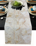 Beige Marble and granite pattern Table Runner Place Mats