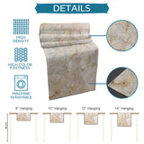 Beige Marble and granite pattern Table Runner Place Mats - LeobonZone