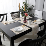 Beige Marble and granite pattern Table Flag And Table Mat Suit - LeobonZone