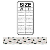 Gold Marbling square Splicing Table Runner Place Mats - LeobonZone