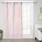 Pink Marble Granite Texture window curtains