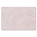 Pink Marble Granite Texture Leather Doormat - LeobonZone