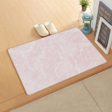 Pink Marble Granite Texture Leather Doormat - LeobonZone