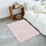 Pink Marble Granite Texture Leather Doormat - LeobonZone