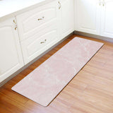 Pink Marble Granite Texture Leather Doormat - LeobonZone