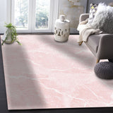 Pink Marble Granite Texture Right Angle Felt Rugs - LeobonZone