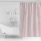 Pink Marble Granite Texture Waterproof Durable Shower Curtain - LeobonZone