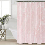 Pink Marble Granite Texture Waterproof Durable Shower Curtain - LeobonZone