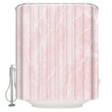 Pink Marble Granite Texture Waterproof Durable Shower Curtain - LeobonZone