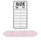 Pink Marble Granite Texture Table Runner Place Mats Sharp Angle - LeobonZone