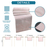 Pink Marble Granite Texture Table Runner Place Mats - LeobonZone