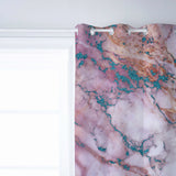 Pink Marble light color pattern stone window curtains - LeobonZone