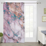 Pink Marble light color pattern stone window curtains - LeobonZone