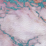 Pink Marble light color pattern stone Leather Doormat - LeobonZone