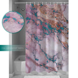 Pink Marble light color pattern stone Waterproof Durable Shower Curtain - LeobonZone
