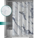 Grey Marble light color pattern stone Waterproof Durable Shower Curtain - LeobonZone