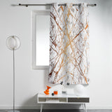 Marble golden crack pattern window curtains - LeobonZone