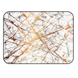 Marble golden crack pattern Sponge Rillet Rubber Rugs - LeobonZone