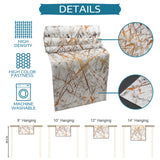 Marble golden crack pattern Table Runner Place Mats - LeobonZone