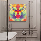 Lion head cool animal beast Canvas painting - LeobonZone