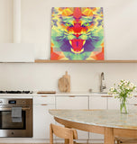 Lion head cool animal beast Canvas painting - LeobonZone