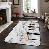 Eyebrow pencil make-up marbling Sponge Rillet Rubber Rugs - LeobonZone