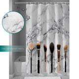 Eyebrow pencil make-up marbling Waterproof Durable Shower Curtain - LeobonZone
