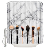 Eyebrow pencil make-up marbling Waterproof Durable Shower Curtain - LeobonZone