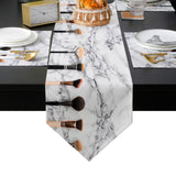 Eyebrow pencil make-up marbling Table Flag And Table Mat Suit Sharp angle - LeobonZone