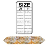 Marble yellow pattern ripple Table Runner Place Mats Sharp Angle - LeobonZone