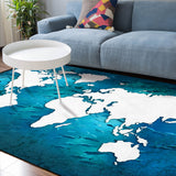 Summer Ocean Earth Plate Sponge Rillet Rubber Rugs - LeobonZone