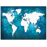 Summer Ocean Earth Plate Right Angle Felt Rugs - LeobonZone