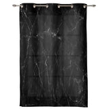 Black Marble crack texture window curtains - LeobonZone