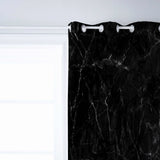 Black Marble crack texture window curtains - LeobonZone