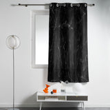 Black Marble crack texture window curtains - LeobonZone