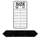 Black Marble crack texture Table Runner Place Mats Sharp Angle - LeobonZone