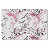 Abstract Art Line Leather Mat Soft Non-Slip Waterproof  Doormat - LeobonZone