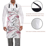 Abstract Art Line Personalized Canvas Apron - LeobonZone