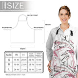 Abstract Art Line Personalized Canvas Apron - LeobonZone