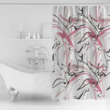 Abstract Art Line Waterproof Durable Shower Curtain - LeobonZone