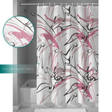 Abstract Art Line Waterproof Durable Shower Curtain - LeobonZone