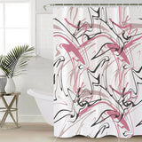 Abstract Art Line Waterproof Durable Shower Curtain - LeobonZone